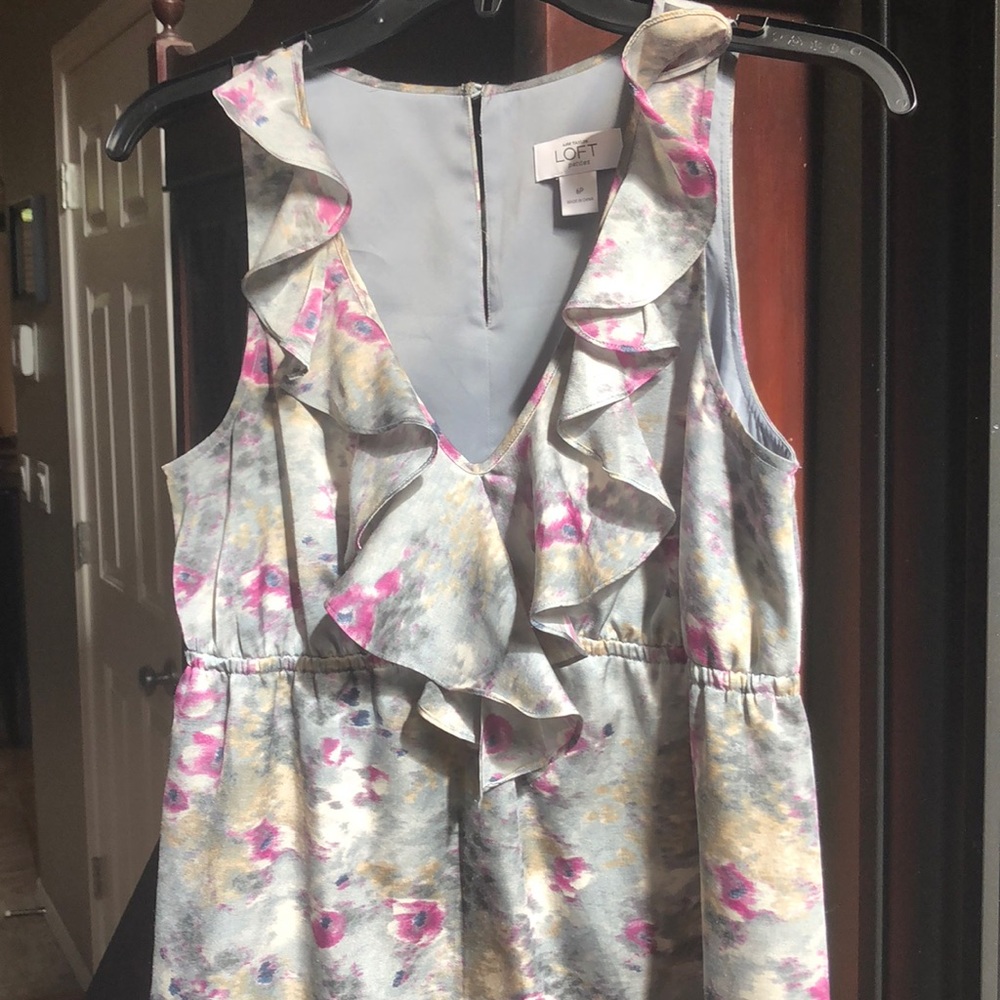 Shimmery Watercolor Loft Dress